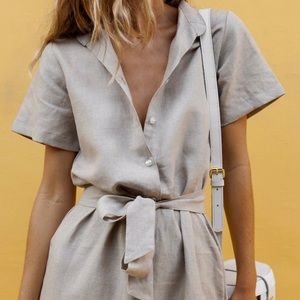 The Posse Joni Dress in Natural